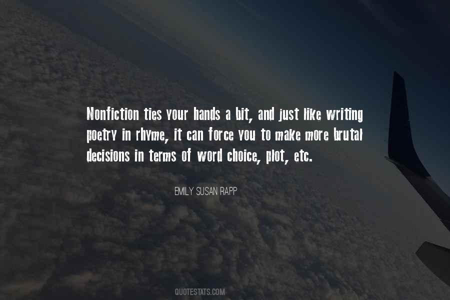 Quotes About Nonfiction Writing #1360673