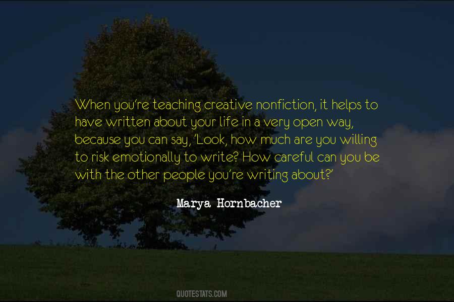 Quotes About Nonfiction Writing #343772