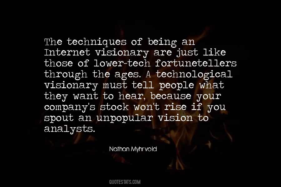 Quotes About Visionary #1452275