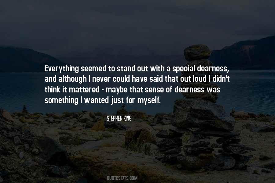 Quotes About Dearness #867530