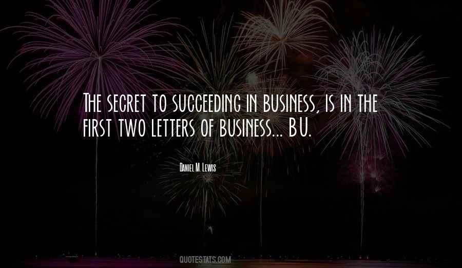 Quotes About Succeeding In Business #1077917