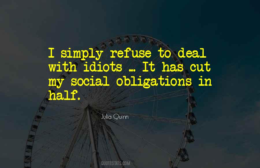 Quotes About Obligations #986120