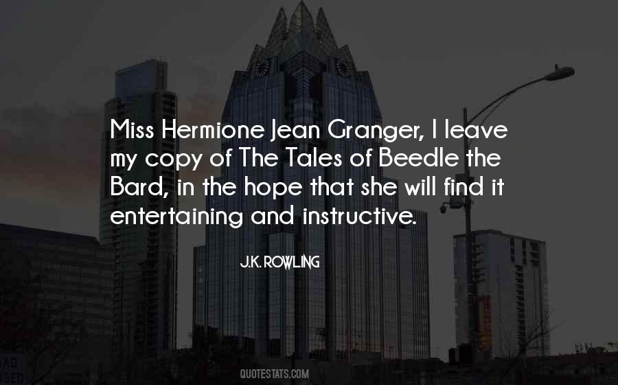 Quotes About Hermione #1211929