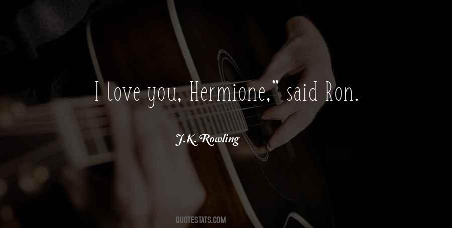 Quotes About Hermione #1226915