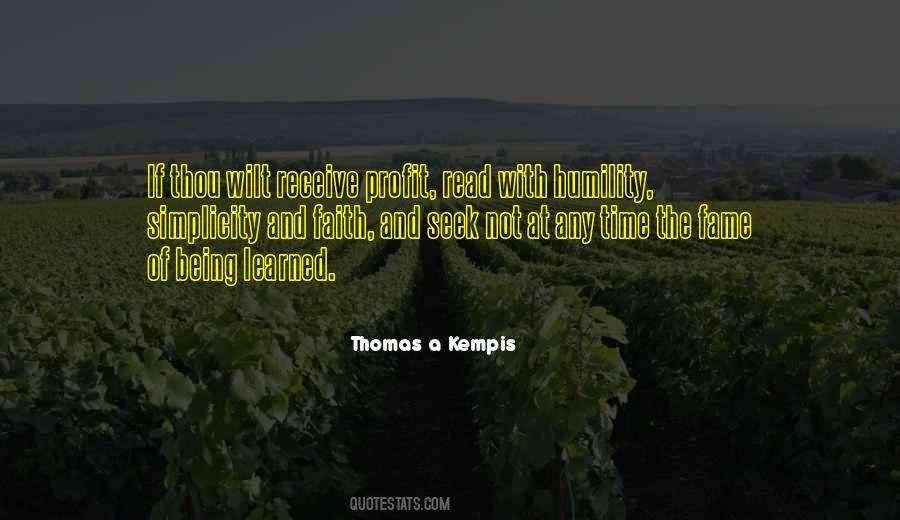 Quotes About Humility And Simplicity #1485892