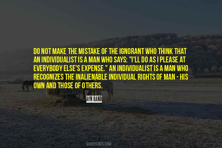 Expense Of Others Quotes #1559801