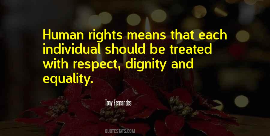 Quotes About Human Rights And Dignity #893494