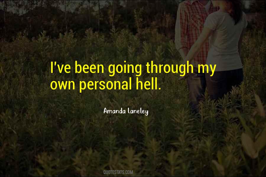Personal Hell Quotes #1711062