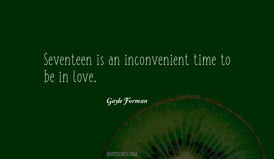 Quotes About Inconvenient Love #1756359
