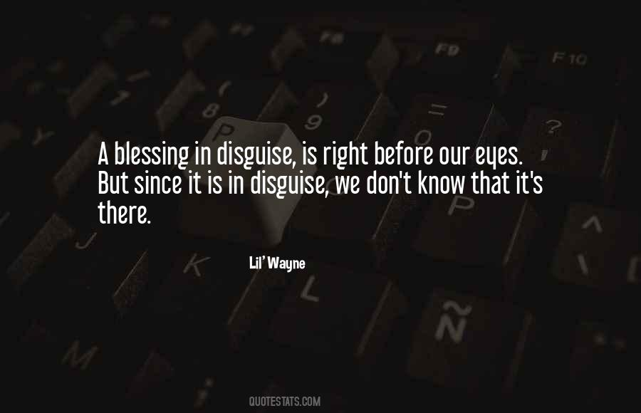 Quotes About Blessing In Disguise #1360004