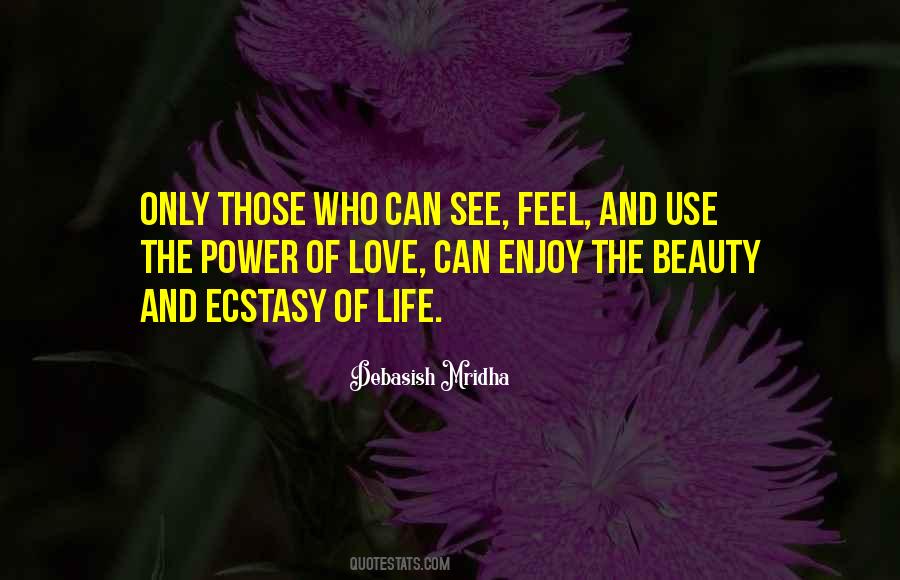 Enjoy The Beauty Of Life Quotes #1850347