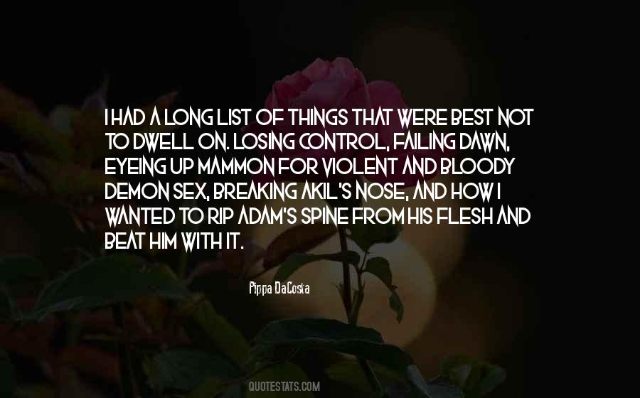 Bloody Nose Quotes #1045810
