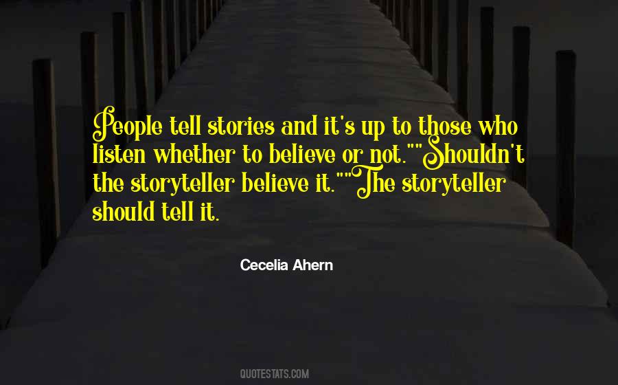 Quotes About People's Stories #228023