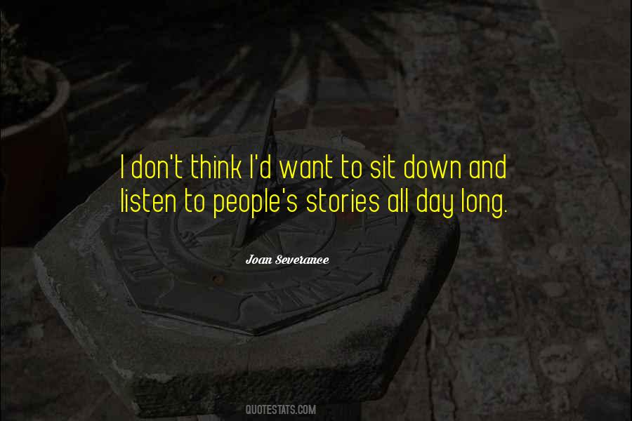 Quotes About People's Stories #913337