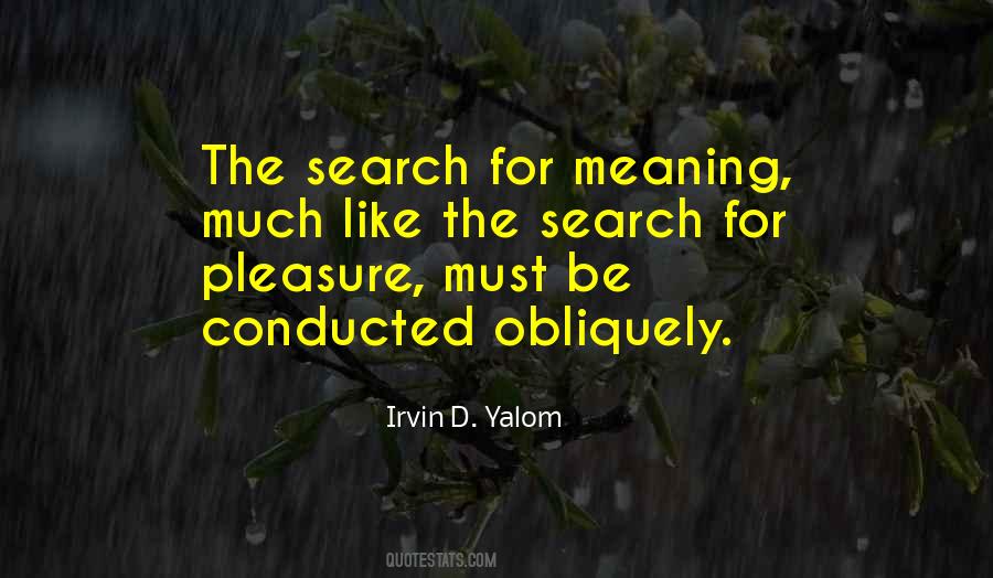 Quotes About The Search For Meaning #234842
