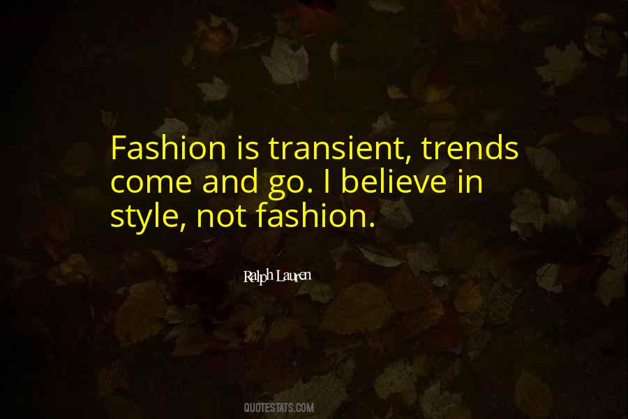 Quotes About Fashion Style #162268