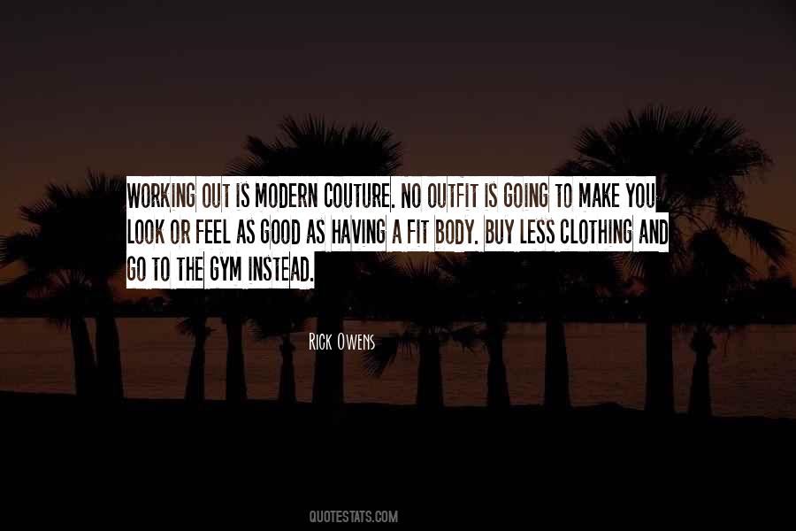 Quotes About Working Out At The Gym #1689512