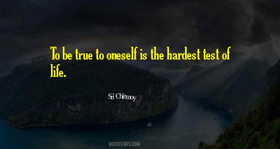 Being True To Oneself Quotes #1535851