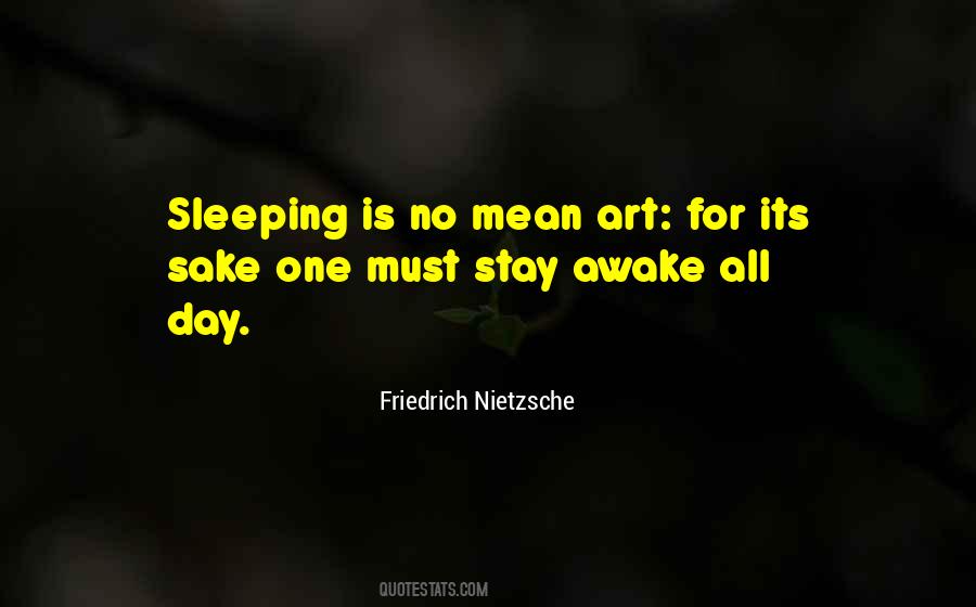 Quotes About Sleeping The Whole Day #49675