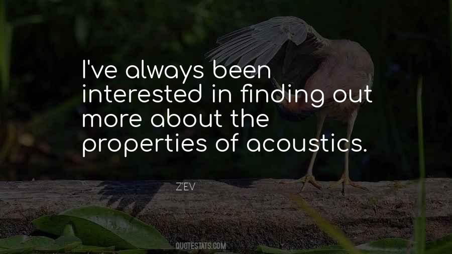 Quotes About Acoustics #987808
