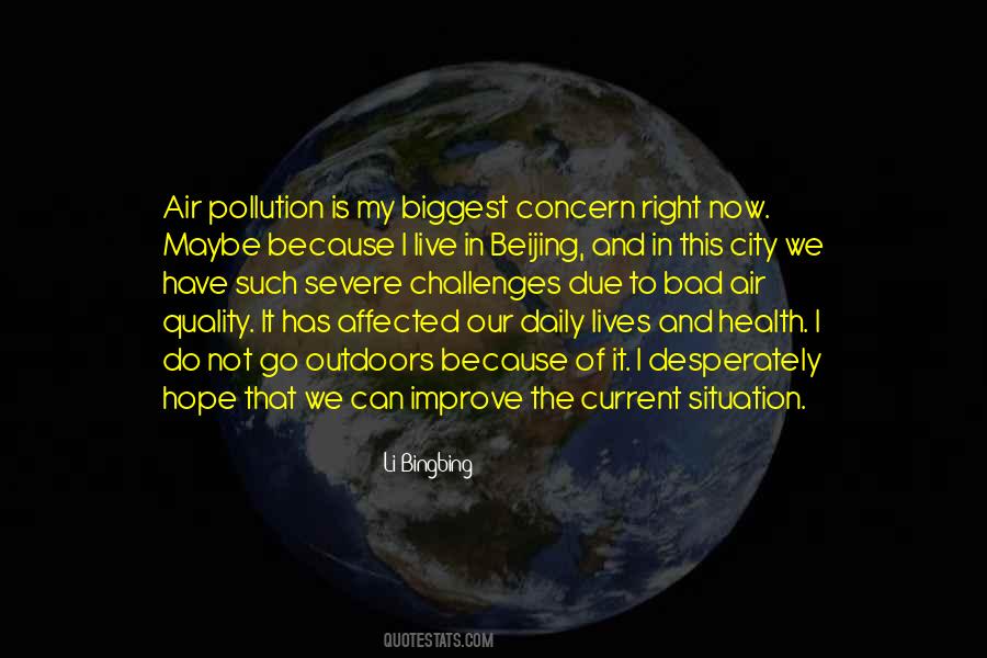 Quotes About Pollution #1115547