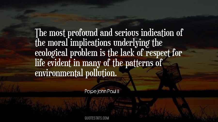 Quotes About Pollution #1264022