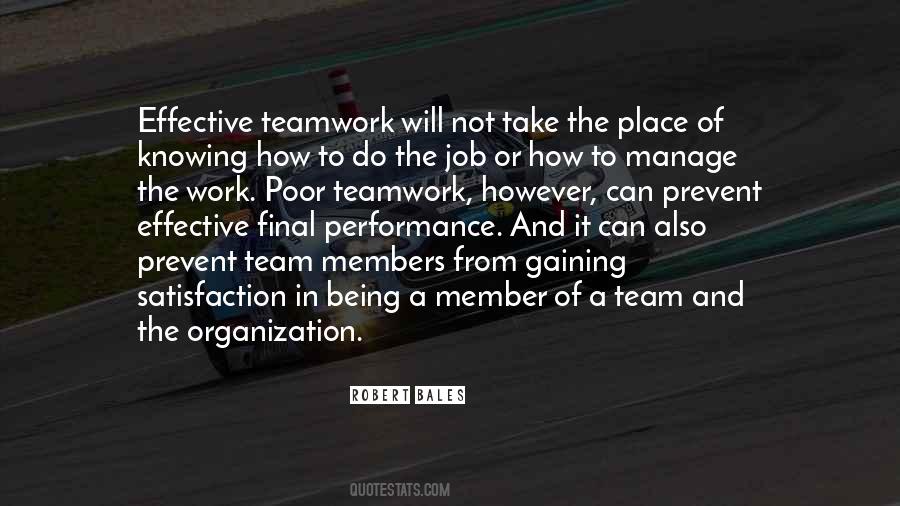 Quotes About Members Of A Team #388106