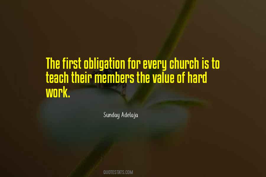 Quotes About Church Work #186876