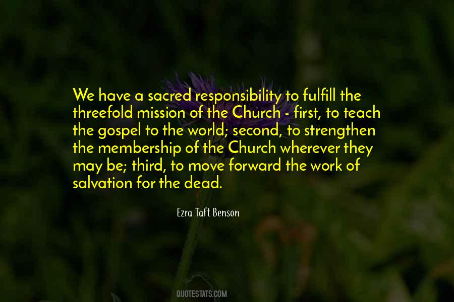 Quotes About Church Work #299542
