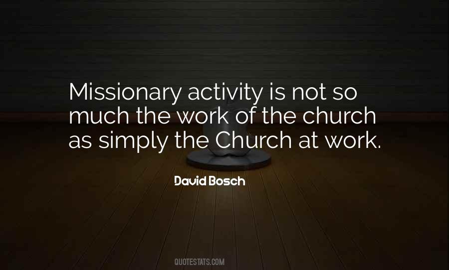 Quotes About Church Work #518971