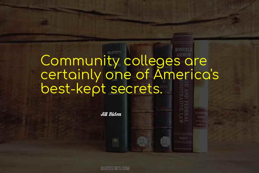 Quotes About Community Colleges #1871798