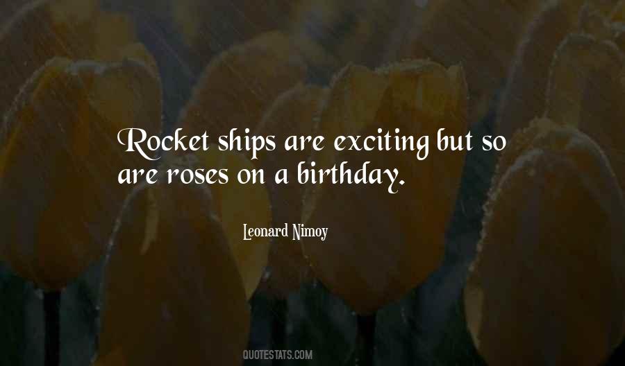 Quotes About Rocket Ships #1249762