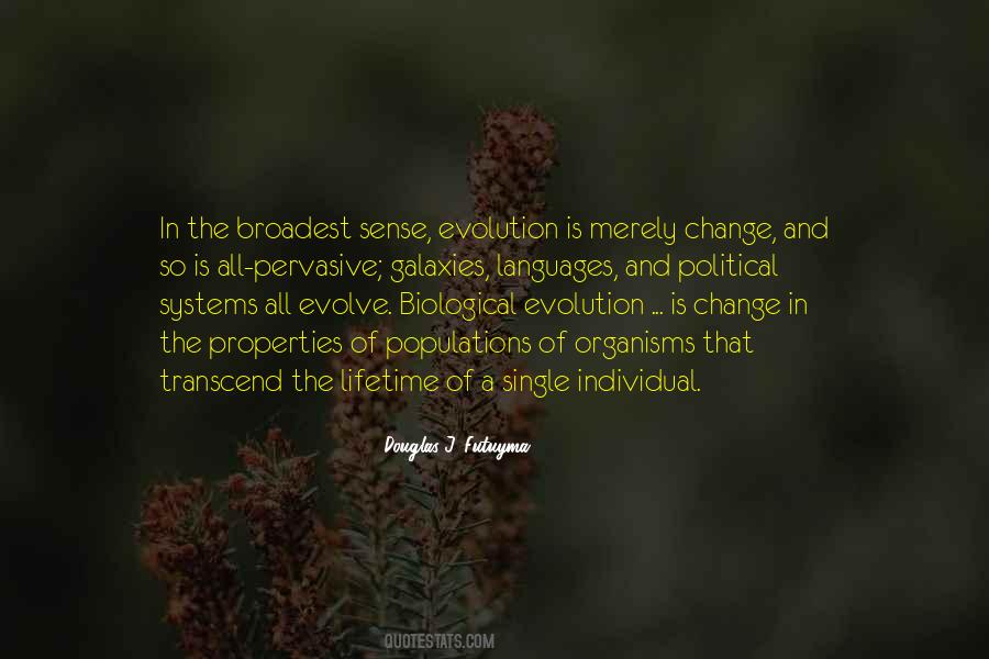 Quotes About Biological Evolution #1454687