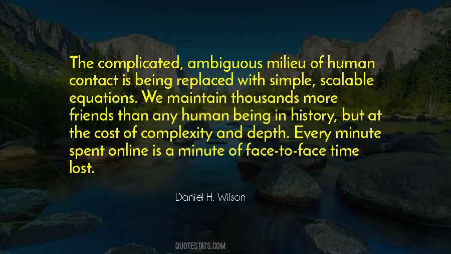 Quotes About Complexity Of Human #1845661