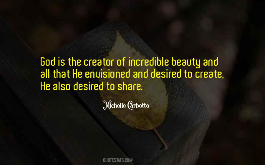 God Beauty Quotes #1262977