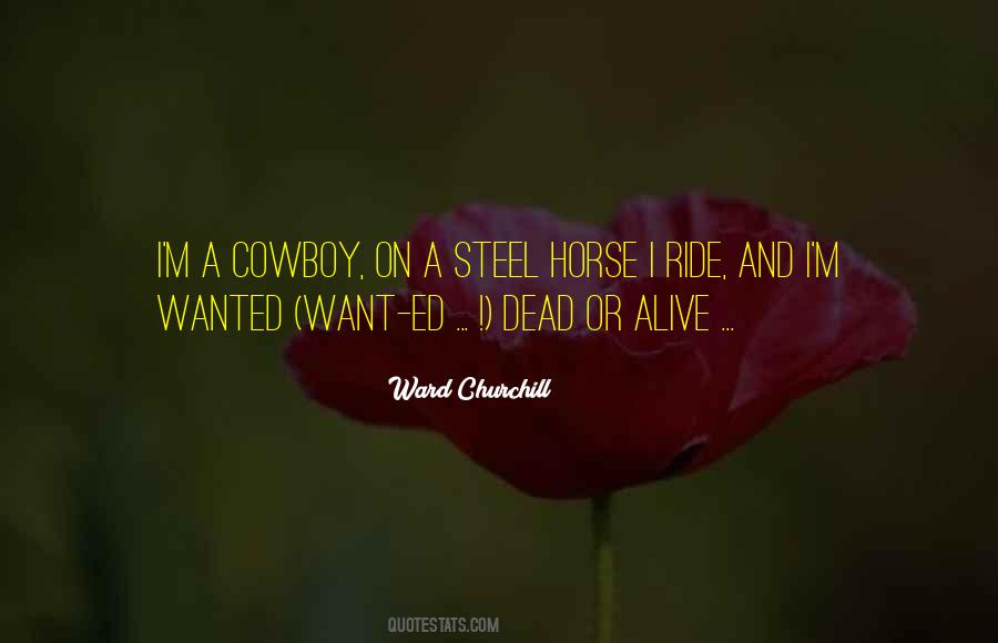 Quotes About Dead Horse #500412