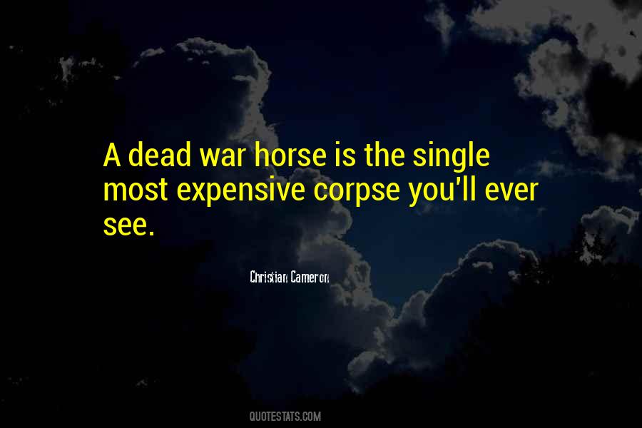 Quotes About Dead Horse #613134