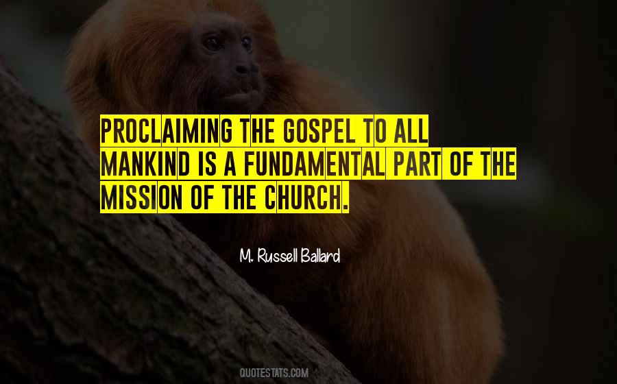 Quotes About Mission Of The Church #1711405