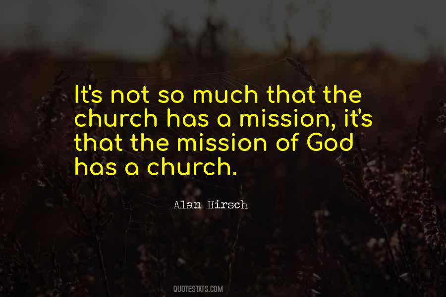 Quotes About Mission Of The Church #183181