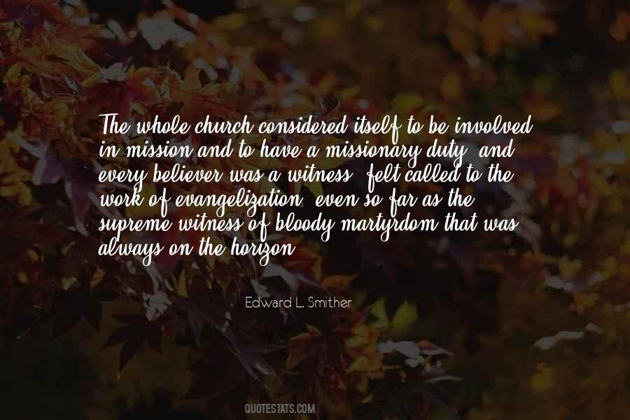 Quotes About Mission Of The Church #611572