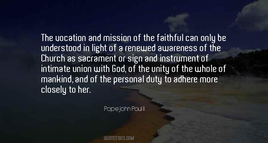 Quotes About Mission Of The Church #737960