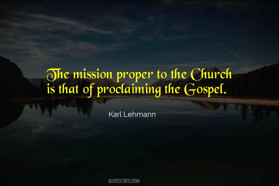 Quotes About Mission Of The Church #747037