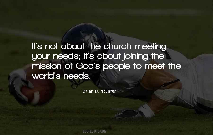 Quotes About Mission Of The Church #80192