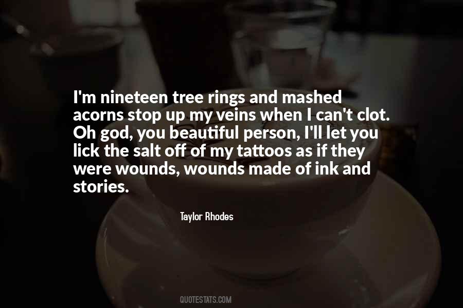 Rings Of A Tree Quotes #157126