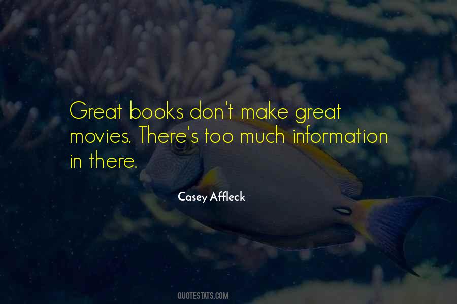 Quotes About Too Much Information #409772