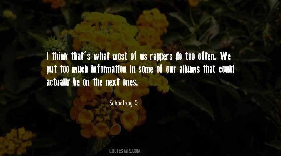 Quotes About Too Much Information #650485