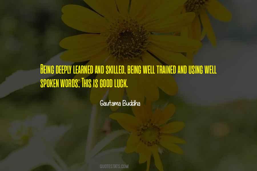 Quotes About Good Luck #1003389