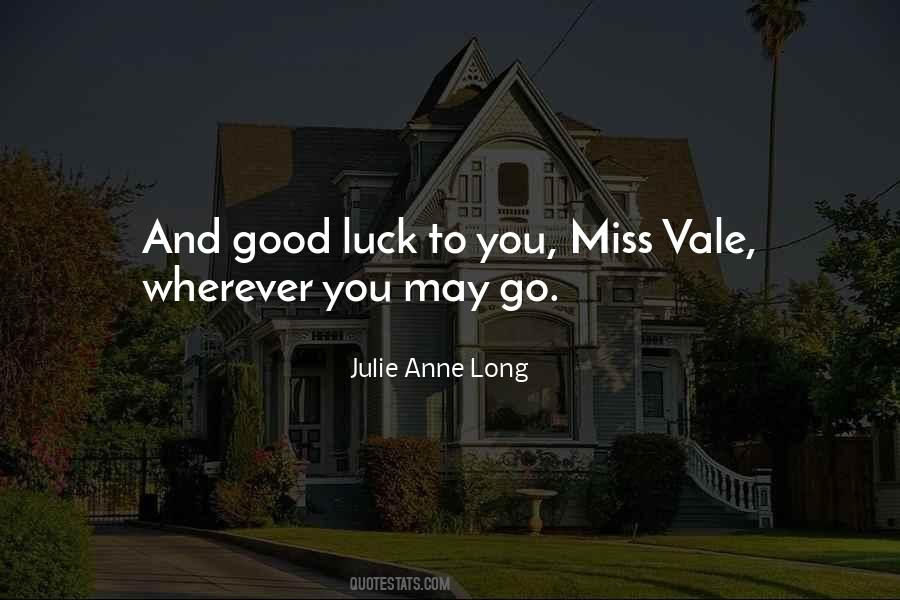 Quotes About Good Luck #1066900