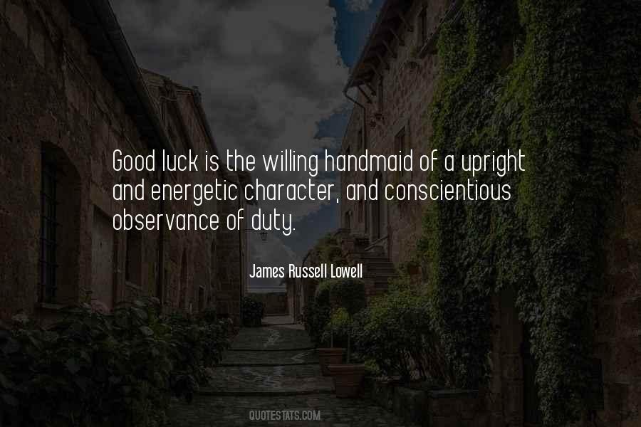 Quotes About Good Luck #1338456