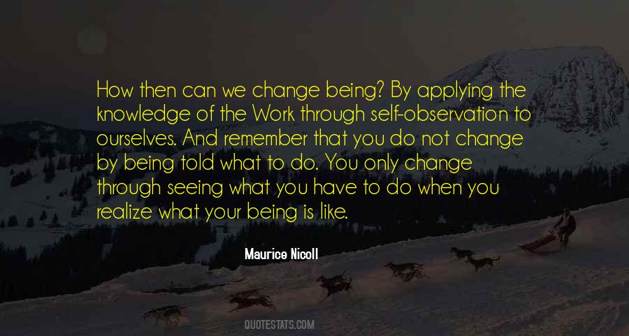 Self Knowledge Work Quotes #275325